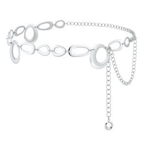 7262 Chain Belts For Women Fashion Gold/silver Waist Chains Belt Dresses